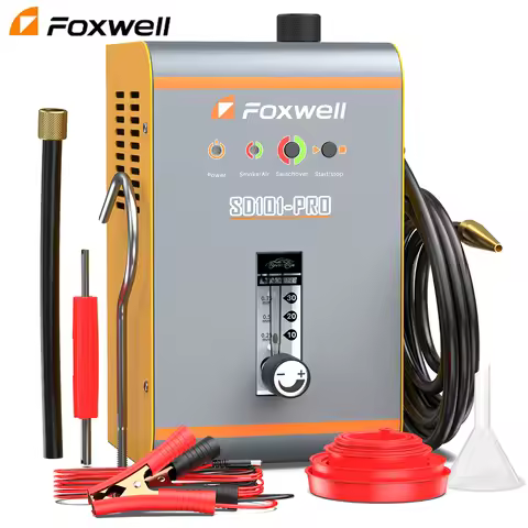 FOXWELL SD101 PRO EVAP Smoke Leak Detector Automotive Built-in Air Pump Car Smoke Generator Leakage 