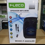 Speaker Bluetooth Karaoke Fleco F 6603 + Mic Karaoke .