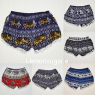 [9137] Thailand [White Dop] Batik Elephant Short pants/Seluar pendek Batik Gajah WHOLESALE AVAILABLE