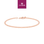 HABIB 585/14K Rose Gold Bangle CJ-4-SCH RW40