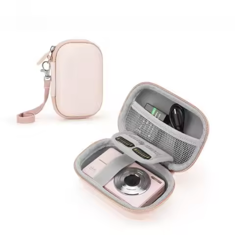 Digital Camera Case for KODAK PIXPRO FZ55/FZ45 & CAMKORY 1080P - Compact Travel Bag with 2 SD Card S