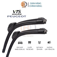 Gạt mưa lưỡi kép gạt mưa ô tô 2 lưỡi silicon xe Peugeot 2008-5008-3008 thanh gạt nước mưa ôtô 2 lưỡi