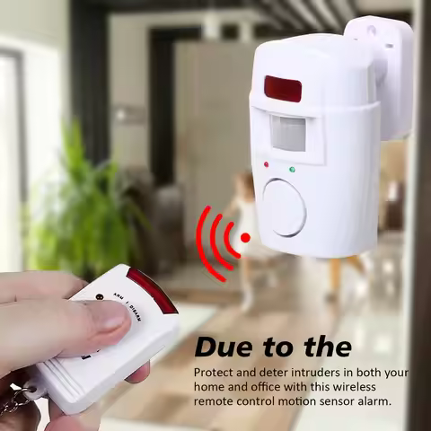 Wireless Motion Sensor Alarm Security Detector Indoor Outdoor Alert Systeem Met Afstandsbediening Vo