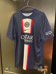 絕版 deadstock Paris saint germain psg 22/23 home kit Mbappé Mbappe 7 size large 巴黎 聖日耳門 球衣