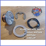 ✹ ℗ ✽ FLOATING DISC BOLTS SALAYA INOX STAINLESS STEEL ( 1 PC )