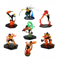Luffy Sanji Zoro Ace model, regular product, letterless base, USB led mode - Fzero set - ONE PIECE -