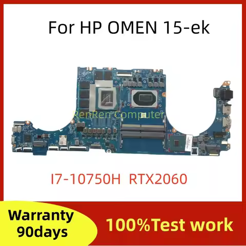 DA0G3EMBCD0 G3EA For HP OMEN 6 por 15-ek Laptop Motherboard With SRH8Q I7-10750H CPU RTX2060 6GB GPU