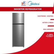 Midea 400L Double Door Fridge Steel Gray MDRT490MTB46-MY