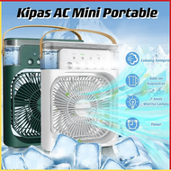 PROMO TERBARU Kipas Angin Ac Mini Untuk Kamar Tidur Portable Charger Air Cooler Mini Fan AC 3 Speed 
