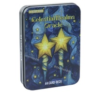 Tin Box 11.6x7cm Sky Oracle Card English Board Game Card Game Celestial Realms Oracle