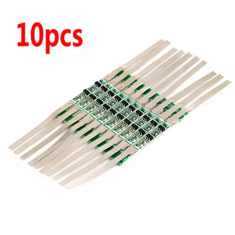 10pcs 3.7V 3A 1S Li-ion Lithium Battery Protection Board 18650 Charger Over Charge Protection Board 