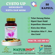 Cysto Up - Obat Kista Ovarium Nyeri Haid Haid tidak lancar Kista Bartholin Miom NATURINDO