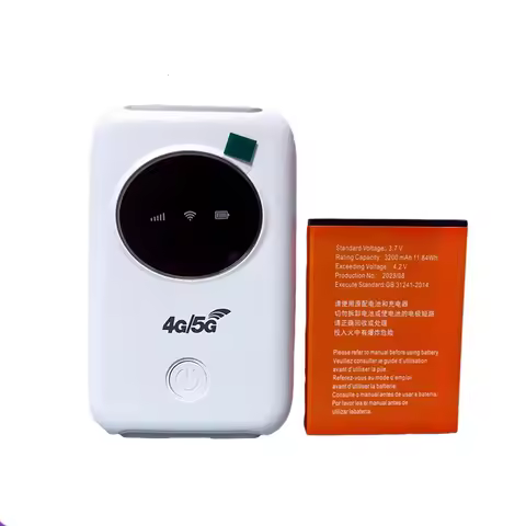 4G LTE USB WiFi Modem 300Mbps Unlocked 5G WiFi Micro SIM Card Slot Built in 3200MAh Wireless Portabl