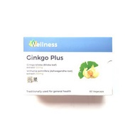 WELLNESS GINKGO PLUS 120MG 60S