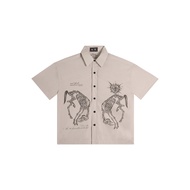 Vixen Boxy Shirt Beige