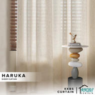KKBS CURTAIN Haruka Langsir Sheer Tempahan (Haruka Sheer Curtain Custom Made)