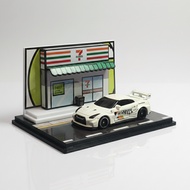 PadeyM | 7 Eleven Toon Diorama Scene | Miniature Convenience Store Model for Diecast Display
