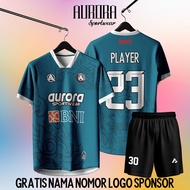 [White Green Spesial] Jersey Futsal Custom Free Nama Nomor Murah Keren Terbaru / Kostum Sepak Bola S