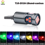 1X T10 W5W 2016 18SMD LED Bulb Canbus Light No Error Auto Wedge Side Car Interior Light Clearance Li