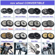 nov Wheel CONVERTIBLE / light weight easy wheel for Brompton (both side)