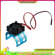 Fast ship-For  A959-B 144001 124019 RC Car Aluminum Alloy Motor Heatsink Cover with Cooling Fan for 
