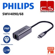 Philips USB Type-C Male to Ethernet LAN Female Port Adapter (SWV4090/68)