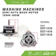 12MM 180W 12UF SHARP EST-1216 / EST-1416 / EST-1016 PURE COPPER WASHING MACHINE SEMI-AUTO WASH MOTOR