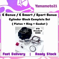 STD Standard 50MM SYM E Bonus110 Sport Bonus 110 115 E Smart Cylinder Block Assy Complete Set Blok K