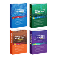 Sách Đánh Thức Tài Năng Toán Học 2, 3, 4, 5 ( Combo 4 Cuốn ) - Tổng hợp kiến thức toán học lớp 2 đến
