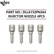 4pcs Fuel Injector Nozzle DLLA152PN264 for ISUZU Elf NPR NPS 4HG1 4HG1T 4HK1 4HK1T