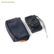 tweettwehhuj PU Leather Camera Bag Soft Case Cover For Fujifilm X100V X100F X100T X100S XF10 X30 X10S X70 Leica DUXL X X2 Canon G7XIII G5XII sg