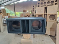 ตู้ลำโพงแบนพาส10นิ้วไม้หนา20mm. (ไม้MDF) (ไม้อัดแท้ตราภูเขากันน้ำกันชื้นได้) ให้เสียงนุ้มลึกลอยไกล