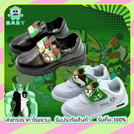 🔥ใหม่ล่าสุดปี68 รองเท้านักเรียน ADDA ฺBen10 เบ็นเทน รุ่น41A22 41N22  ขาว-ดำ ไซส์25-35 มีของพร้อมส่ง