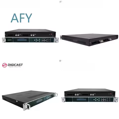 Digital TV Broadcasting Head-End Equipment for DVB-T2 DVB-S2 DVB-C ATSC ISDB-T IPTV Streaming Transc