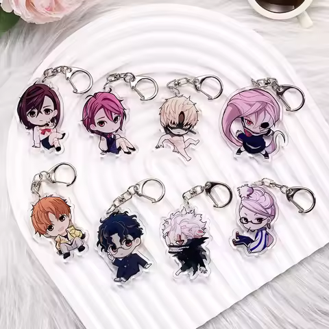 Anime Characters Dandadan Acrylic Car Keychain Accessories Kawaii Bag Charm Creative Backpack Pendan