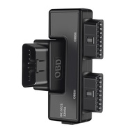 yo OBD Expansion Cable 16 Pin Connector Adapter Cable with DC5521 Interface OBD2 One Divided Into Tw