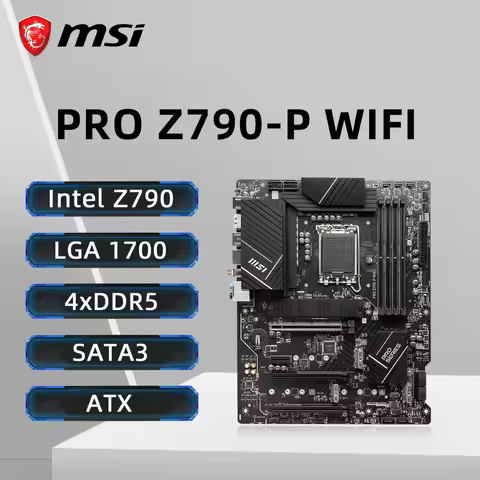 MSI Z790 Motherboard LGA 1700 Support i9-14900KF 13900K i7-14700K 13700 i5-14600KF 12400F CPU 4xDDR5