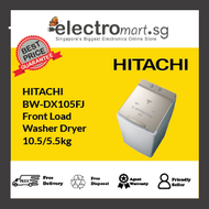 Hitachi BW-DX105FJ Top Loading Washer-Dryer Combo 10.5kg/5.5kg