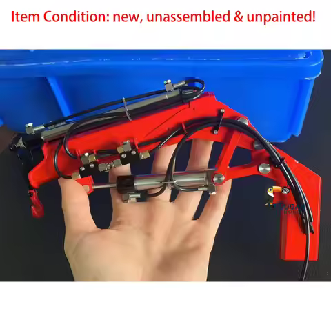 LESU RC Luffing Jib Crane for 1/14 Hydraulic Dump Truck Remote Control Vehicle Model KIT Unassembled