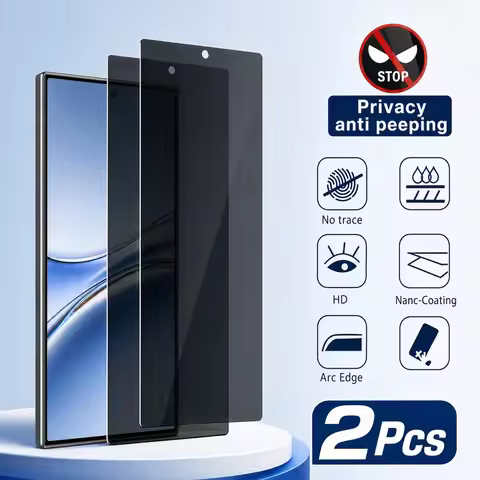 2PCS Privacy Tempered Glass For Samsung Galaxy S23 Ultra S22 Ultra 5G Anti Spy Screen Protector For 