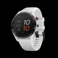 全新行貨--Garmin Approach S62 Premium GPS golf watch--黑色陶瓷錶圈暨白色矽膠錶帶