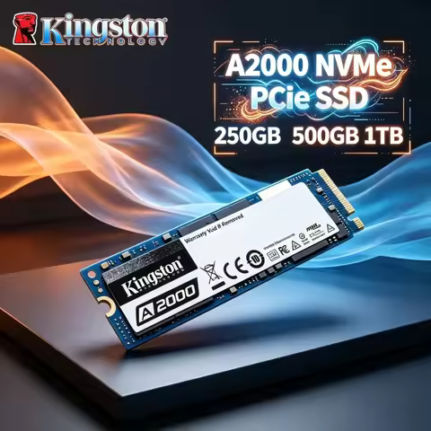 2026 Kingston A2000 M.2 2280 PCIe NVMe SSD 250GB 500GB 1TB 3D TLC Hot New For Notebook Desktop Syste