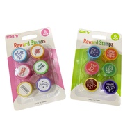 Schoolwork 6 pcs Reward Stamps for Students Teachers