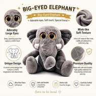 [Wico Plush] Big Eye Elephant Plush Toy