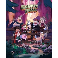 (X86) Classic Retro Gravity Falls Cartoon Poster - Gravity Falls Town Poster