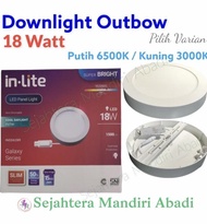 Downlight Led Panel 18 Watt InLite Outbow Bulat INS-628R