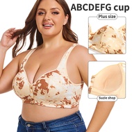 Plus Size Bra Big Chest A-G Cup 36-52 adjustment Bra Push up Bra Seamless wireless Underwear vest cr