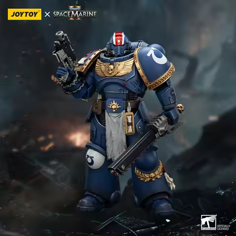 JOYTOY Warhammer 40k 1/18 Action Figures Ultramarines Lieutenant Titus-Collectors Edition
