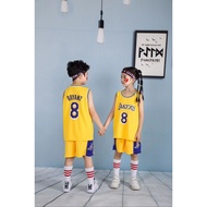 Basketball Jersey Uniform for Kids 8 Lakers
