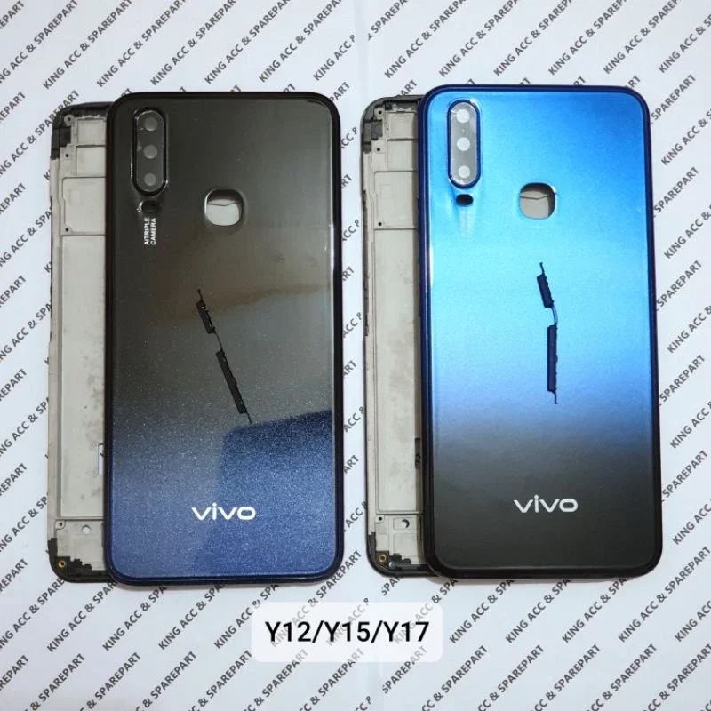 Kesing Housing Fullset BackDoor Casing Belakang + Frame VIVO Y17 1901 1902 | Back Door Cassing Housi